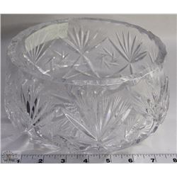 LARGE ESTATE PINWHEEL CRYSTAL BOWL