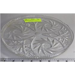 10" DIAMETER ESTATE PINWHEEL CRYSTAL SERVING