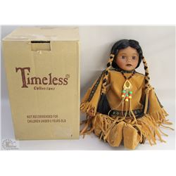 TIMELESS NATIVE DOLL 9" - CONDITION NEW