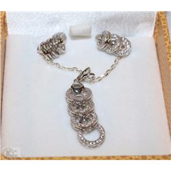 .925 NECKLACE AND EARRING SET FROM JANINA'S
