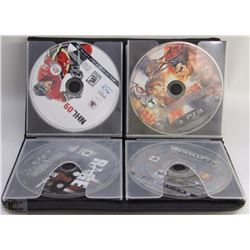 CD WALLET INCLUDING 9 PS3 GAMES INCL.UNCHARTED,