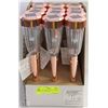 Image 1 : LOT OF 12 NEW COPPER COLOURED SOLAR YARD LIGHTS