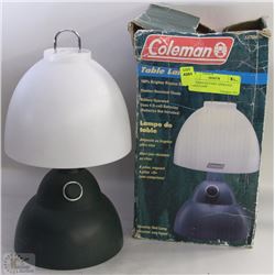 COLEMAN BATTERY OPERATED TABLE LAMP