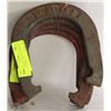 Image 1 : SET OF 4 "PRO" VINTAGE CAST IRON HORSE SHOES #1-4