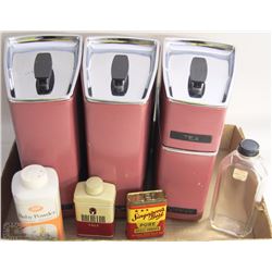 VINTAGE GWS CANISTER SET MADE IN CANADA, VINTAGE