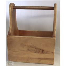 VINTAGE LOON CANOES WOODEN TOOL BOX