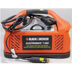 BLACK AND DECKER ELECTROMATE 250 BATTERY BOOSTER