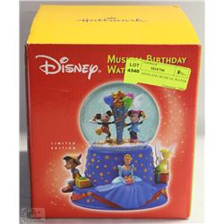 DISNEY 100TH ANN MUSICAL WATER GLOBE