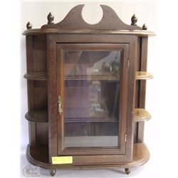 TABLE TOP OR HANGING CURIO CABINET