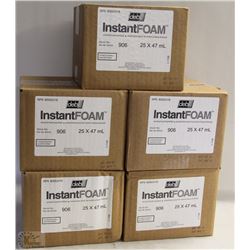 LOT OF 5 CASES INSTANT FOAM ALCOHOL HAND