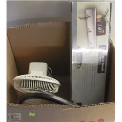 BOX WITH 2 CLOCKS INCLUDING STERLING AND NOBLE,