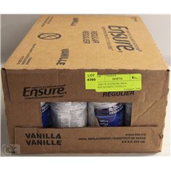 CASE OF 24 ENSURE MEAL REPLACEMENT VANILLA
