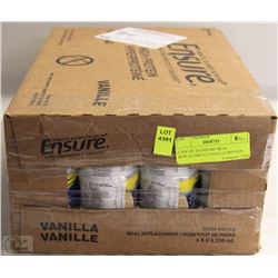 CASE OF 24 ENSURE MEAL REPLACEMENT VANILLA PROTEIN