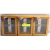 Image 1 : SET OF 3 WOODEN SHADOW BOXES