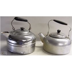 2 LARGE KETTLES