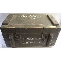 GOURMET TREASURE CHEST MILITARY BOX