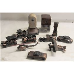 LOT OF 11 VINTAGE PENCIL SHARPENERS