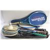Image 1 : WILSON PRO STAFF TENNIS RACKET+CASE+BADMINTON