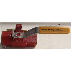 1 1/4'' (RED) W-K-M DYNA SEAL  BALL VALVE