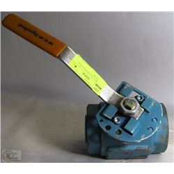 1 3/4'' (BLUE) W-K-M DYNA SEAL BALL VALVE