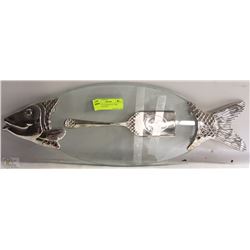 STUDIO SILVERSMITH 24" FISH PLATE & SERVER