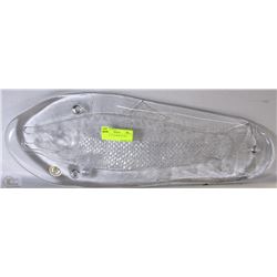 24" CRYSTAL HANDMADE FISH PLATE