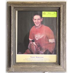 11 X 13 FRAMED TERRY SAWCHUK PICTURE