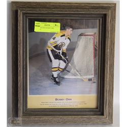 11 X 13 FRAMED BOBBY ORR PICTURE