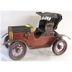 LARGE WOODEN VINTAGE AUTOMOBILE