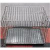 Image 1 : FOLD AWAY ANIMAL CRATE (GALVANIZED)
