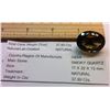 Image 1 : NATURAL 37.80 OVAL CUT SMOKY QUARTZ GEMSTONE