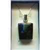 Image 1 : NATURAL LABRADORITE PENDANT SET IN .925