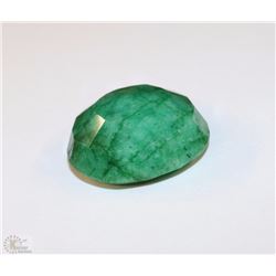 #25-NATURAL ENHANCED EMERALD GEMSTONE - 52.5CT