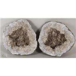PAIR OF GEODE