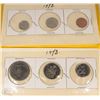 Image 1 : 1973 CANADIAN 6 COIN SET INCLUDING $1, 50 CENT,