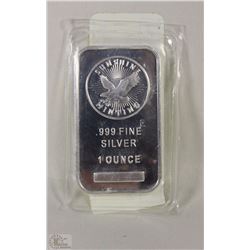 #6) .999 FINE SILVER 1 OUNCE BAR