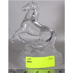 GLASS HORSE ORNAMENT