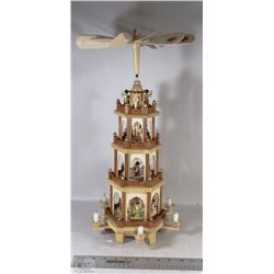 UNIQUE HAND CRAFTED CAROUSEL WINDMILL 21"