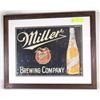 Image 1 : 18 X 22 FRAMED MILLER BEER SIGN