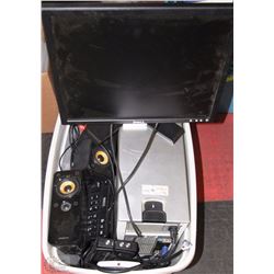 DELL COMPUTER SYSTEM WITH WINDOWS XP, SPEAKERS.