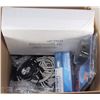 Image 1 : BOX WITH ASSORTED TELEPHONE CABLES,COMPUTER