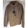 Image 1 : NEW FAUX LEATHER TAN BROWN JACKET SIZE LARGE