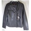 Image 1 : NEW EMPORIO FAUX LEATHER LADIES JACKET SIZE MEDIUM
