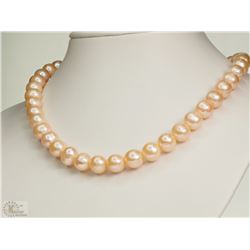 #2-STERLING SILVER CLASP PEARL NECKLACE
