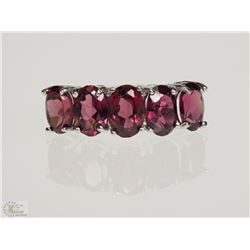 #12-10KT GOLD GARNET (2.98CT) RING SIZE 6-1/4