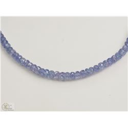 #37-14KT GOLD CLASP TANZANITE BRACELET