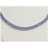Image 1 : #37-14KT GOLD CLASP TANZANITE BRACELET