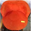 Image 1 : ORANGE VINTAGE ROUND CHAIR