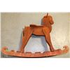 Image 1 : WOODEN ROCKING HORSE