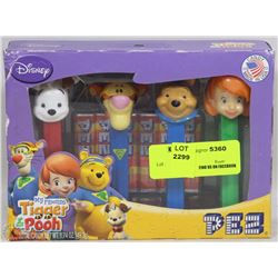 DISNEY'S MY FRIEND TIGGER & POOH PEZ DISPENSERS IN